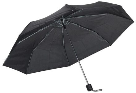 Kleine uitvouwbare paraplu zwart 96 cm - Paraplu's
