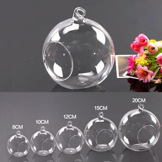 Kleine Verpakking Diameter = 6cm 8cm 10cm 12cm 15cm 20cm Glas Terrarium Bruiloft Thuis decoratie Opknoping Vaas Glazen Bol Terrarium 24stk 6cm terrarium