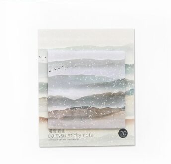 Kleine verse antieke notities papier sticky notes n keer geplaatst Pepsi geplaatst notities index index stickers creatieve kleine boek Full of snow