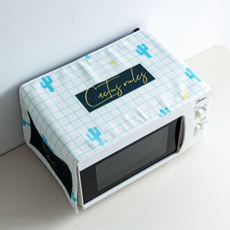 Kleine Verse en Eenvoudige Magnetron Cover Doek Waterdicht Cover Handdoek Stof Stofkap Oven Cover Home 5