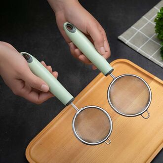 Kleine Verse Keuken Rvs Draad Fijne Mesh Zeef Olieaanzuigzeef Meel Vergiet Zeef Diy Keuken Gereedschap Voor Filtering Voedsel