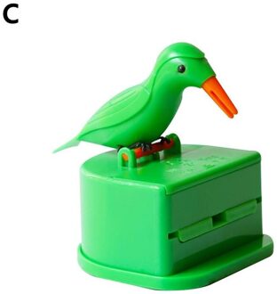 Kleine Vogel Tandenstoker Container Automatische Tandenstoker Bureau Opslag Houder Keuken Doos Decoratie Dispenser Accessoires Z8D1