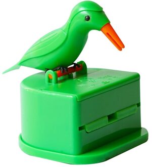 Kleine Vogel Tandenstoker Container Automatische Tandenstoker Dispenser Tandenstoker Houder Opbergdoos Bureau Decoratie Keuken Accessoires