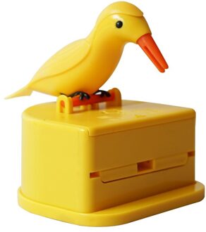 Kleine Vogel Tandenstoker Container Automatische Tandenstoker Dispenser Tandenstoker Houder Opbergdoos Bureau Decoratie Keuken Accessoires