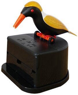 Kleine Vogel Tandenstoker Container Leuke Vogel Tandenstoker Box Automatische Thuis Ornament Keuken Accessoires goud