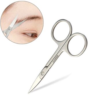 Kleine Wenkbrauw Neus Haar Schaar Cut Manicure Facial Trimmen Tweezer Vrouwen MakeupTool Rvs