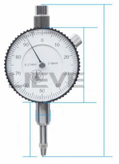 Kleine Wijzerplaat Indicator Juwelen Dial Gauge 0-5Mm/0-3Mm/0-8Mm precisie 0.01Mm Dial Indicator Meten Gereedschap 8MM klein dial