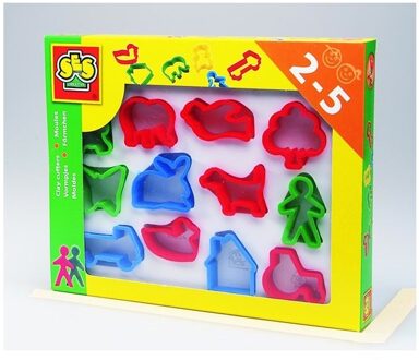 Kleivormpjes 12 stuks Multikleur