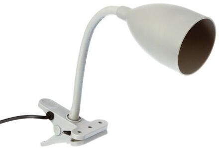 Klem bureaulampje - Design Light Classic - grijs - H43 cm - Bureaulampen