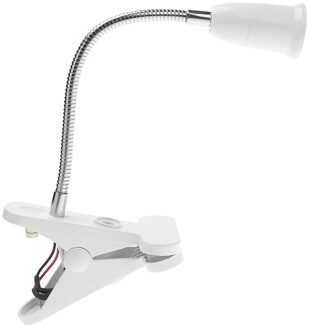 Klem Lamphouder E27 Voor Led Clip Tafel Licht 1.7M Draad Eu Plug Met Schakelaar Voor Thuis hotel Slaapkamer Supply