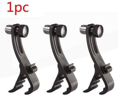 Klem Mic Clip Shockproof Stand Accessoires Verstelbare Muziekinstrument Tool Universele Plastic Houder Mount Podium Drum Velg