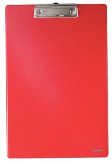 Klembord Esselte 340x220mm rood Zilver