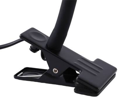 klemlamp Jyla zwarte lens 3000K flexibele arm GX53