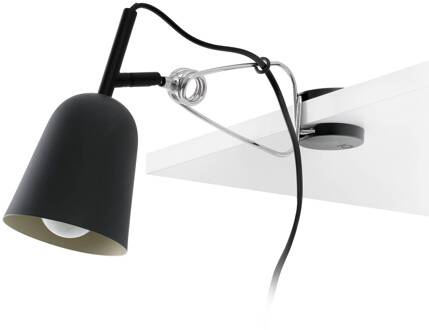 Klemlamp Studio, zwart/crème zwart, crème