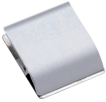 Klemlijst Maul 3.5x4cm aluminium zelfklevend Zilver
