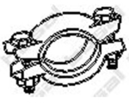 Klemstuk, uitlaatsysteem