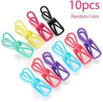 Kleur Afdichting Clip Vochtbestendige Clip Multifunctionele Rvs Wasknijper Huishoudelijke Clip Sok Ondergoed Droogrek Houder