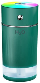 Kleur Cup Usb Luchtbevochtiger Auto Mist Maker 7 Kleuren Led Verlichting Mini Auto Kantoor Luchtreiniger blauw