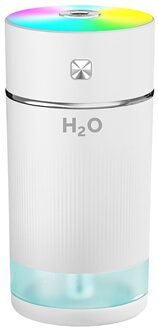 Kleur Cup Usb Luchtbevochtiger Auto Mist Maker 7 Kleuren Led Verlichting Mini Auto Kantoor Luchtreiniger