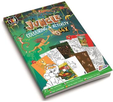 kleur- en activiteitenboek Jungle