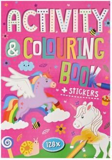 Kleur- en activiteitenboek + stickers