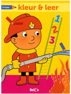 Kleur en leer: Brandweerman 3-4 jaar