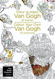 Kleur je eigen Van Gogh - Colour your own Van Gogh - Boek Karakter Uitgevers BV (9045211262)