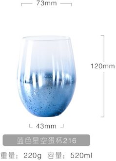 Kleur Kristal Glas Rode Wijn Glas Set Wijndrinkbeker Creatieve Kleur Champagne Glas Wijn Set 520ML