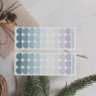 Kleur Liefde Gradiënt Kan Schrijven Mark Stick Muursticker Hand Grootboek Materiaal Opmerkingen Pagina Breken Ins Wind Decoratie paars