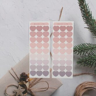 Kleur Liefde Gradiënt Kan Schrijven Mark Stick Muursticker Hand Grootboek Materiaal Opmerkingen Pagina Breken Ins Wind Decoratie roze