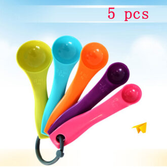 Kleur Maatlepel 5 Stuk Set Maatlepel Lepel Zout Lepel Gram Lepel Keuken Kruiden Lepel Bakken Tool