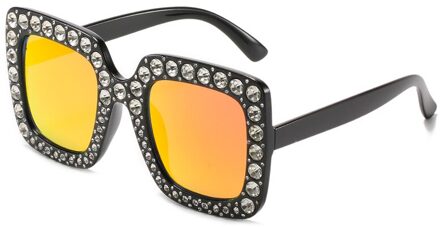 Kleur Mode Zonnebril Vier Miss Fang Kuang Burst Modellen Diamanten Diamant Zonnebril Bril Zonnebril Driver 8