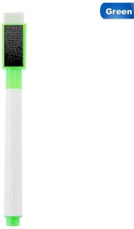 Kleur Shell Zwarte Kern Magnetische Whiteboard Pen Water-Based Marker Klaslokaal Whiteboard Pen Student Kinderen Tekening Pen groen