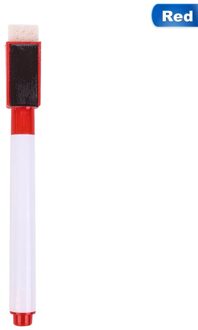 Kleur Shell Zwarte Kern Magnetische Whiteboard Pen Water-Based Marker Klaslokaal Whiteboard Pen Student Kinderen Tekening Pen rood