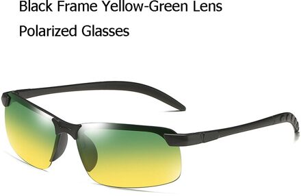 Kleur Veranderende Lens Fietsen Bril Fotochrome Gepolariseerde Sport MTB Fiets Zonnebril Rijden Vissen Fiets Brillen AC0256 geel-groen