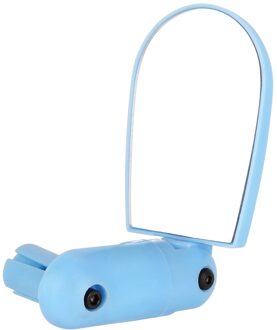 Kleur Verstelbare Fiets Achteruitkijkspiegel Universal 360 Graden Draaibare Stuur Groothoek Achteruitkijkspiegel Fietsaccessoires blauw
