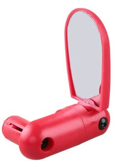 Kleur Verstelbare Fiets Achteruitkijkspiegel Universal 360 Graden Draaibare Stuur Groothoek Achteruitkijkspiegel Fietsaccessoires rood