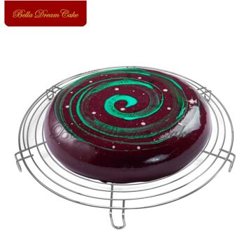 Kleur Willekeurig sturen Anti-aanbak Metalen Taart Koeling Netto Rack Cookies Brood Muffins Cake Drogen Koeler Houder Taart Staan Bakken Tool