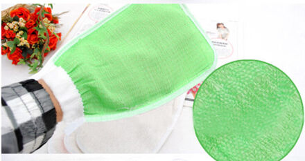 Kleur Zijdig Douche Exfoliërende Bad Handschoenen Douche Accessoires Massage Loofah Scrubber Douche Wassen Huid Body Massage Handschoenen