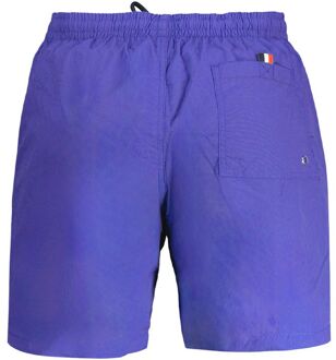 Kleurblokken Zwemshorts Middelblauw