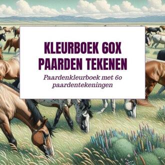 Kleurboek 60x Paarden Tekenen -  Andries B.V. (ISBN: 9789403751054)