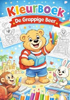 Kleurboek, De grappige beer -  H. Mourits (ISBN: 9789465382708)
