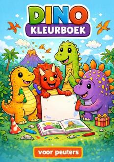 Kleurboek, dino's. Voor peuters -  H. Mourits (ISBN: 9789465384818)