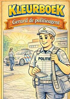 Kleurboek, Gerard de politieagent. (Serie beroepen) -  H. Mourits (ISBN: 9789465384757)