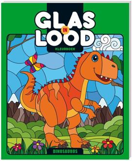 Kleurboek Glas-In-Lood - Dinosaurus - Interstat