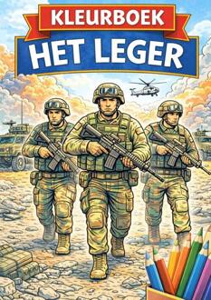 Kleurboek, Het leger -  H. Mourits (ISBN: 9789465382425)