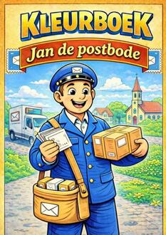 Kleurboek, Jan de postbode -  H. Mourits (ISBN: 9789465382418)