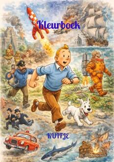 Kleurboek, Kuifje -  H. Mourits (ISBN: 9789465384474)