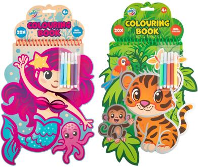 Kleurboek met 20 pagina's