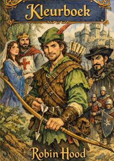 Kleurboek, Robin Hood. -  H. Mourits (ISBN: 9789465200903)
